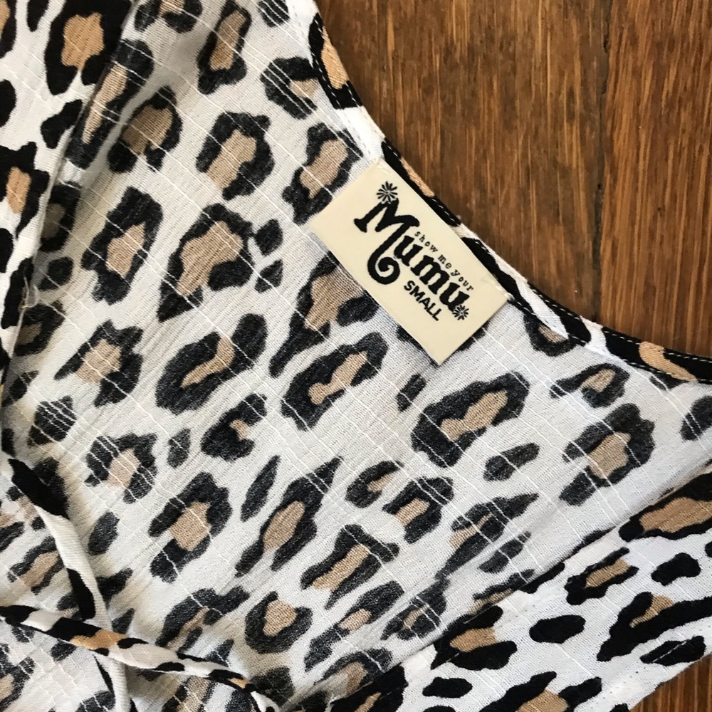 Show Me Your Mumu Cheetah Daryn Lace Up Dress - Picture 3 of 7